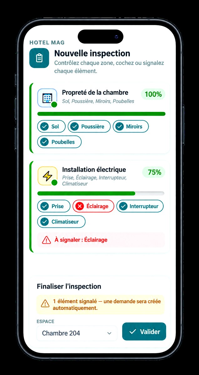 Application mobile HOTEL MAG