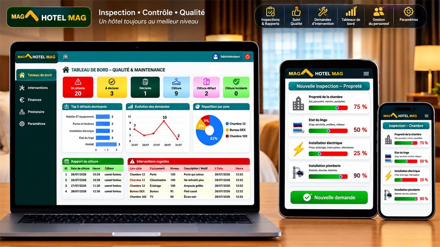 Inspection qualité HOTEL MAG